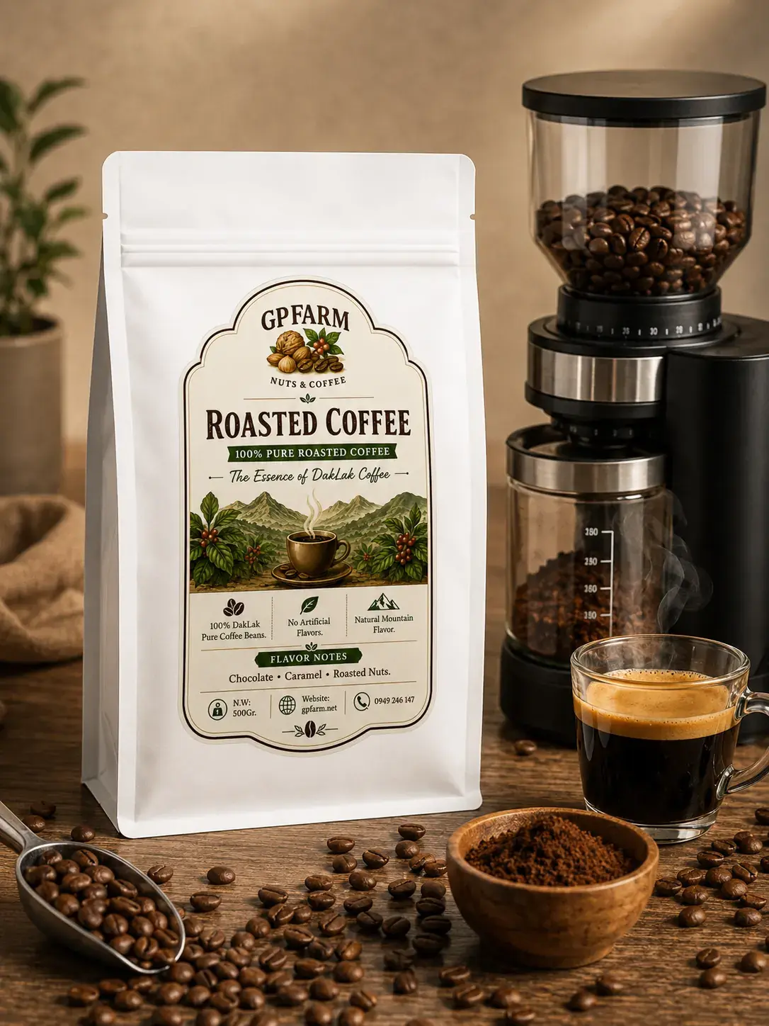 Cafe Tự Nhiên 100% Arabica